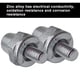 thumbnail image 5 of Postes de carga de terminales laterales de batería de zinc, postes de carga de terminales de batería de borne lateral de cable macho roscado, se adaptan a terminales de cable de batería de 8 mm (+) o, 5 of 7