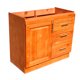 thumbnail image 1 of Mueble De Cocina Base De Lavaplatos Sin Fuenton 1000 Mm Estructura Aglomerado 18 Mm Frente De Madera, secador derecho, 1 of 4