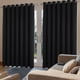 thumbnail image 2 of Cortinas Blackout Joydeco para puertas corredizas para patio, 100 x 275 cm, color negro, 2 of 7