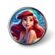 thumbnail image 1 of La sirenita: Princesa Ariel-Theme Round Button Badge: Premium Metal Construction, Ideal for High-End Events 2.8 cm, 1 of 6
