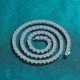 thumbnail image 2 of Collar de Moissanita para Mujer Hombre 3-4 Mm Color D VVS1 Collar de Diamante Collar de Plata Esterlina S925 Collar de Tenis de Moissanita con Certificado, 2 of 9