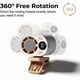 thumbnail image 5 of Ventilador clip coche aire acondicionado mini USB recargable giratorio 3 velocidades silencioso, 5 of 8