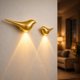 thumbnail image 1 of Apliques de pared Civicia pack de 2 plástico dorado, 1 of 6