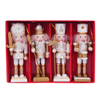 Genérico - Set De Mini Cascanueces Navideños | Figuras Soldado Decorativas