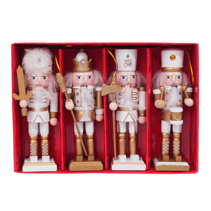 Genérico - Set De Mini Cascanueces Navideños | Figuras Soldado Decorativas