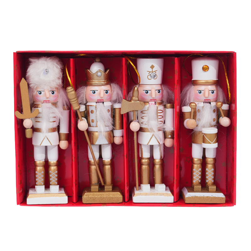 Genérico - Set De Mini Cascanueces Navideños | Figuras Soldado Decorativas