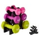 thumbnail image 2 of Soporte triangular para mancuernas de 3 niveles, 23 x 22,5 x 8,5 cm, para gimnasio en casa, 2 of 7