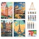 thumbnail image 1 of Camocin Kit de Pintura por Números con Marco – Paquete de 4 (20 × 30 cm), 1 of 7
