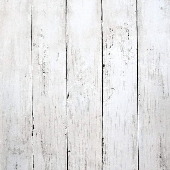 Papel tapiz CiCiwind efecto madera blanca autoadhesivo peel and stick 45 x 200 cm