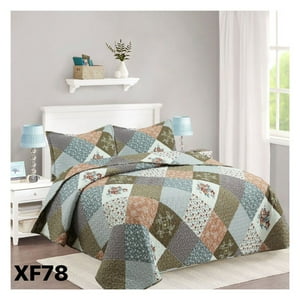 Genérico - Cubrecama Quilt Verano 2 Plazas - Multidiseño Rombo Xf78