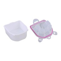 Ioensy - Cuenco Profesional Para Remojo De Uñas, Cuenco De Mano Duradero Para Uso Doméstico, Salón De Spa De Uñas, Color Rosa