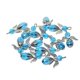 thumbnail image 5 of 12 Piezas Con Cuentas De Corazón De ángel Con Alas De Cristal Facetado DIY Cuelga El Colgante Azul Real, 5 of 5
