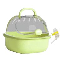 Magideal - Jaula De Transporte Para Hámster, Bolsa Transportadora Para Animales Pequeños, Accesorios Para Hámster, Transportador De Viaje Para Hámster Para Raton Verde