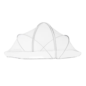 Magideal - Red Para Cubierta De Cuna De Bebé, Extraíble, Tienda De Campaña Para Cuna, Protectora, Plegable Portátil Para Cama De Viaje, Habitación De Guardería Blanco M