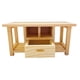thumbnail image 5 of Mesa auxiliar de madera Simualtion con cajón, modelo de mesa de té hecha a mano para muebles de casa de muñecas 1/12, modelo de decoración de jardín, 5 of 5