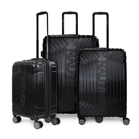 Set De 3 Maletas San Blas S+M+L Nautica Negro