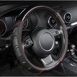 Genérico - Cubrevolante Carbono 3D Negro 2025