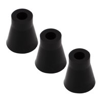 Magideal - 3X Funda Antideslizante Para Pies De Tambor, Soporte Para Estante De Tambor, Piezas De Hardware De Tambor, Accesorio De Tambor De Repuesto, Cubiertas Estilo C