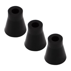 Magideal - 3X Funda Antideslizante Para Pies De Tambor, Soporte Para Estante De Tambor, Piezas De Hardware De Tambor, Accesorio De Tambor De Repuesto, Cubiertas Estilo C