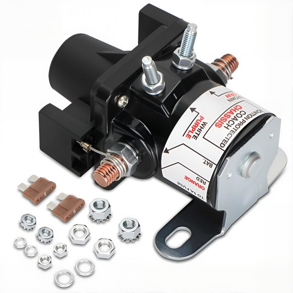 Relé desconectador de batería Drkerr, solenoide biestable de 12 V, 100 A