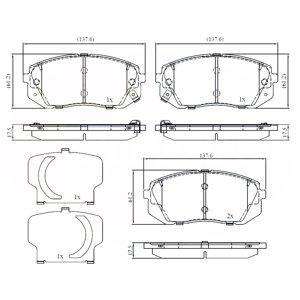 Comline - Pastillas Freno Para Auto Cbp32529