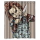 thumbnail image 1 of Cortina de ducha de Chucky, el muñeco de juego de niños, con ganchos, tamaño 60 x 72 pulgadas, 1 of 3