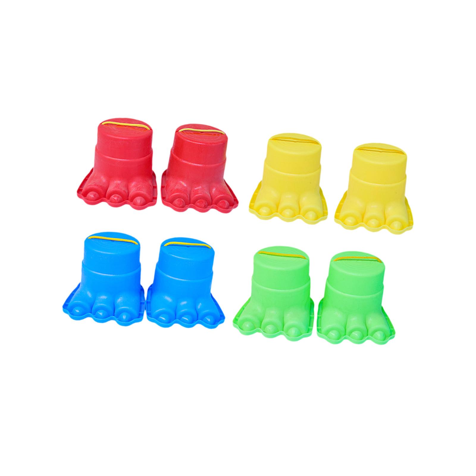 Magideal - Zancos De Equilibrio De 8 Piezas, Zancos De Pies Grandes, Clásicos, Antideslizantes, Para Caminar, Para Niños De 4 A 10 Años, Carreras De Obstáculos,