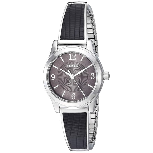 Reloj Digital Timex Brazalete Elástico Negro/Gris Mujer