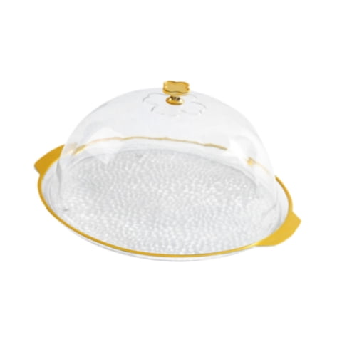 Bothyi - Plato Para Tartas Con Cúpula, Soporte Para Platos De Presentación Para Tartas Para Fiestas En Restaurantes Y Días Festivos