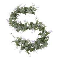 Magideal - De Eucalitto Artificial De 1,78 M, Follaje De Plantas Simuladas, Vid De Eucalitto, Vid De Lavanda Para Pared De , Decoración De Puerta