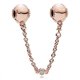 thumbnail image 2 of Safety Chain Pandora Embossed Hearts, 2 of 2