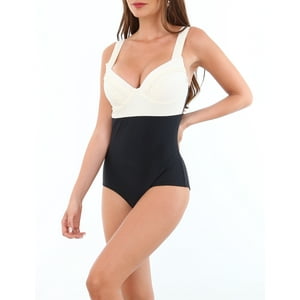 Samia - Traje De Baño Reductor Beige M