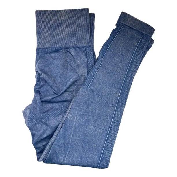Leggings Deportivos Calza Levanta Cola Gluteo Gym Para Mujer azul M