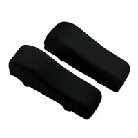 Magideal - Cojines De Reposabrazos De 2 Piezas, Funda Extraíble, Cojines De Reposabrazos De Silla Lavables, Reposabrazos De Almohada Para Silla De Oficina, Silla , Negro