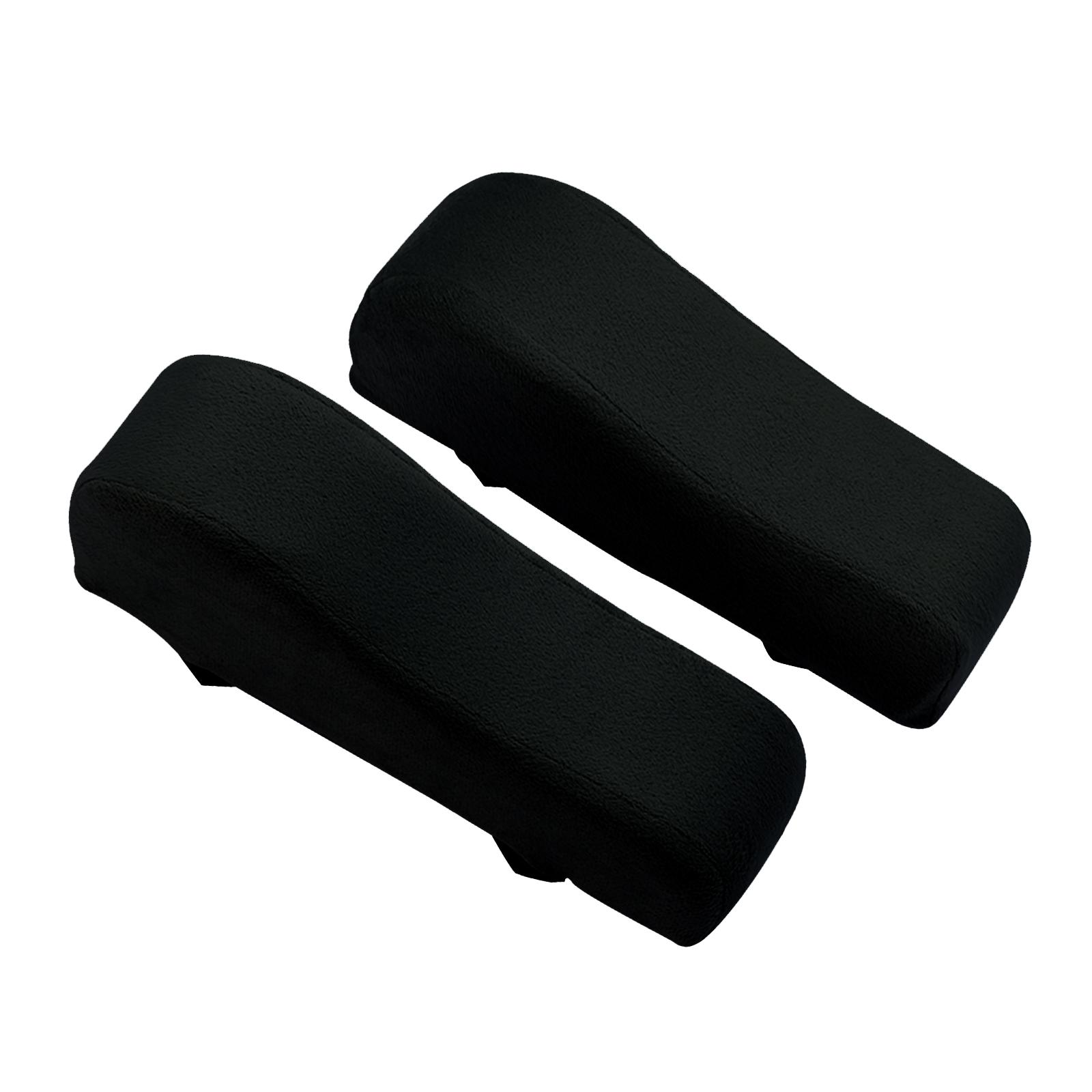Magideal - Cojines De Reposabrazos De 2 Piezas, Funda Extraíble, Cojines De Reposabrazos De Silla Lavables, Reposabrazos De Almohada Para Silla De Oficina, Silla , Negro