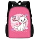 thumbnail image 1 of 3 pcs set Cartoon Maries Cat Child School Backpack with Lunch Bags ,Pencil Bags ,Cartoon School Bags for Boys Girls Best Gift, 1 of 3