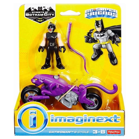 Juguete Imaginext DC Catwoman y Ciclomotor