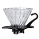 thumbnail image 1 of embudo de vidrio para café, filtro de vidrio con asa, cafetera reutilizable para una sola taza., 1 of 5