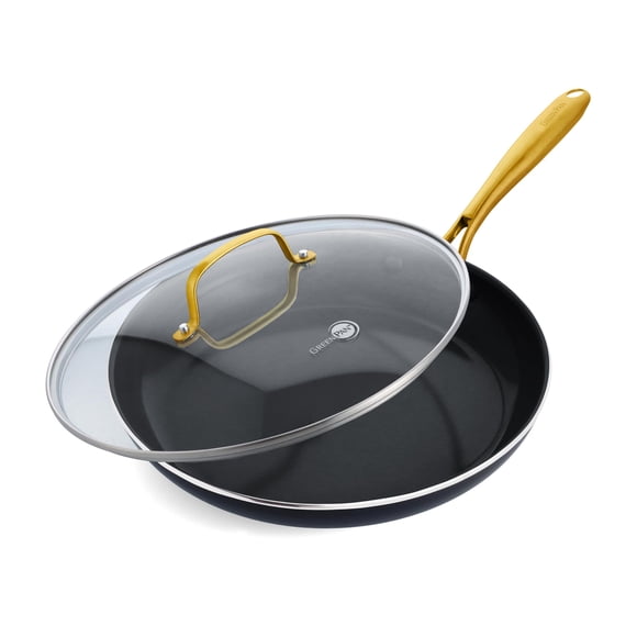 Sartén GreenPan Swift de 12 cm con tapa de cristal y revestimiento cerámico