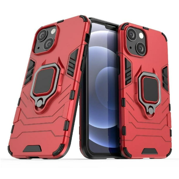FOXDOCK Funda Antigolpes para iPhone 13 Mini – Protección Total con Soporte y Diseño Robusto