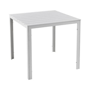 Northwest - Mesa Terraza Polywood Impermeable 78X78Cm Blanca Blanco Tamaño Único