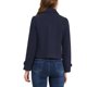 thumbnail image 3 of REFINED ATTIRE Abrigo Corto de Mujer con Cuello Abierto y Cierre de Botón Simple Azul Marino Talla S, 3 of 8