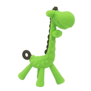 Clickdescuento - Mordedor De Silicona Para Bebe Jirafa Verde Verde