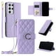 thumbnail image 1 of Funda tipo billetera FOXDOCK para Samsung Galaxy S21 Ultra – Tapa abatible con correa para mujer, 1 of 5