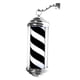 thumbnail image 5 of Letrero de salón con luz giratoria de ahorro de energía para montaje en pared/soporte colgante de rayas estilo retro, poste de barbería para exteriore 40cm Negro Blanco, 5 of 5