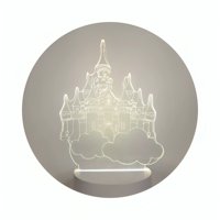 Genérico - Lámpara Led De Mesa 3D Usb Luz Castillo