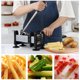 thumbnail image 2 of Cortador de papas fritas Votron de acero inoxidable con 2 cuchillas, 2 of 6