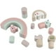 thumbnail image 2 of Bloques Madera Estilo Arcoiris Apilables Juguete Montessori, 2 of 5