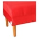 thumbnail image 4 of Banqueta Provenza Tachas Felpa 04 Rojo, 4 of 5