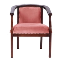 Latam Home - Sitial Stuttgart Tela Velvet Palo Rosa